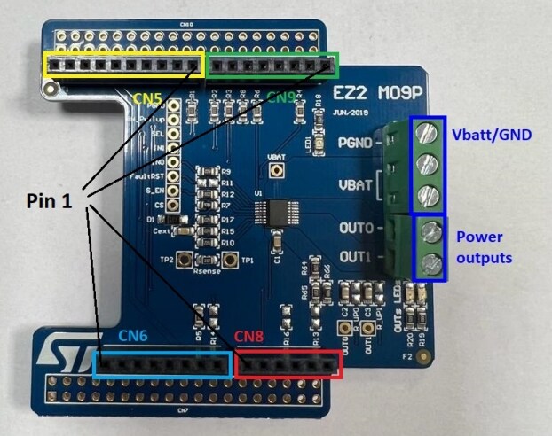 STMicroelectronics EV-VND9025AJ Evaluation Board